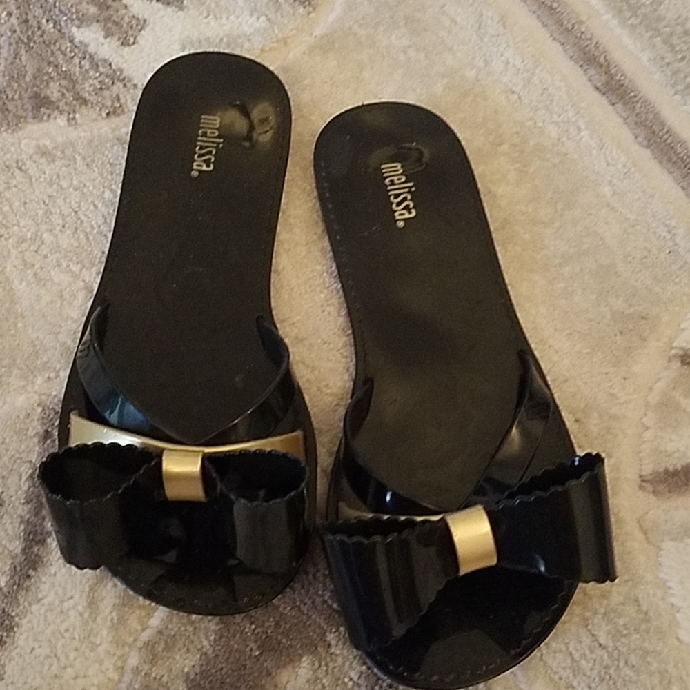 Melissa flip flop sandals size 5